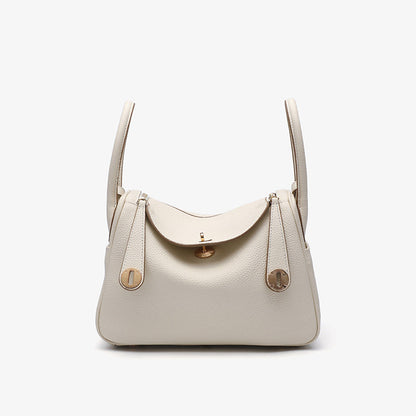 Fiorelle Women's Orsay Pebbled Bucket — Artisan-Stitched Top-Grain Leather Tote with Convertible Carry & Structured Silhouette