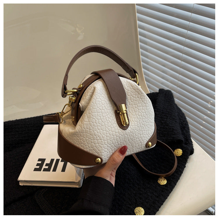 Fiorelle Women's Pebbled Leather Mini Tote Bag - Versatile Crossbody & Shoulder Bag | Minimalist Luxury Design
