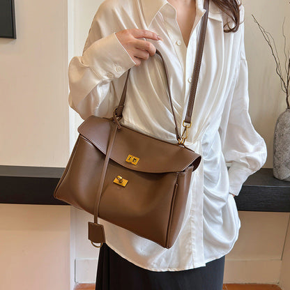 Fiorelle Women's Modern French Tote Bag – Lightweight Structured Purse with Hidden Zip Pockets