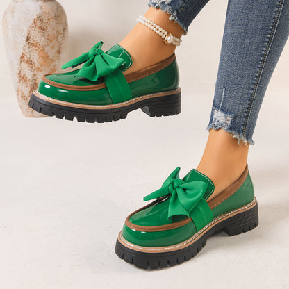 Fiorelle Women’s Bowline Slip-On Loafers – Contrast Stitch Flat Shoes (US 5–10.5)