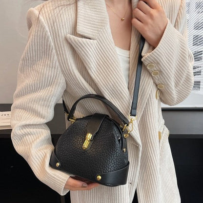 Fiorelle Women's Pebbled Leather Mini Tote Bag - Versatile Crossbody & Shoulder Bag | Minimalist Luxury Design
