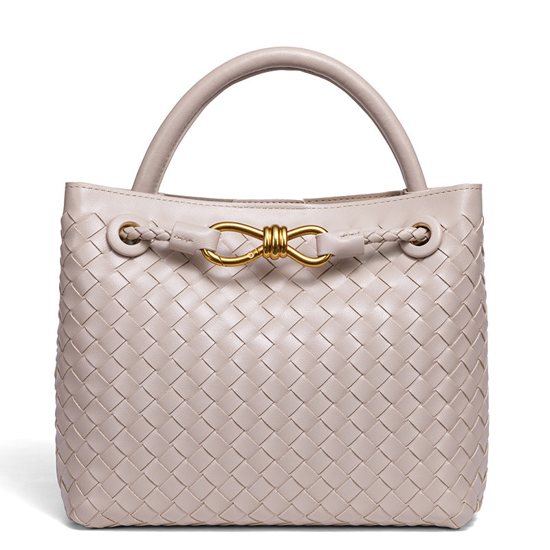 Fiorelle Women's Artisan Weave Tote - Expandable Crossbody with Butterfly Motif & Structured Silhouette