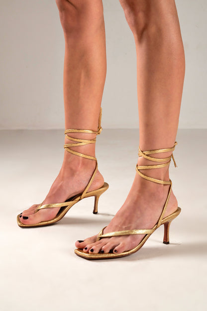 DIANA LACEUP GOLD