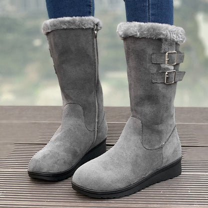 Fiorelle Women's FrostPuff Mid-Boots – Plush Lined, Slip-Resistant Winter Boots (US 4-10.5)