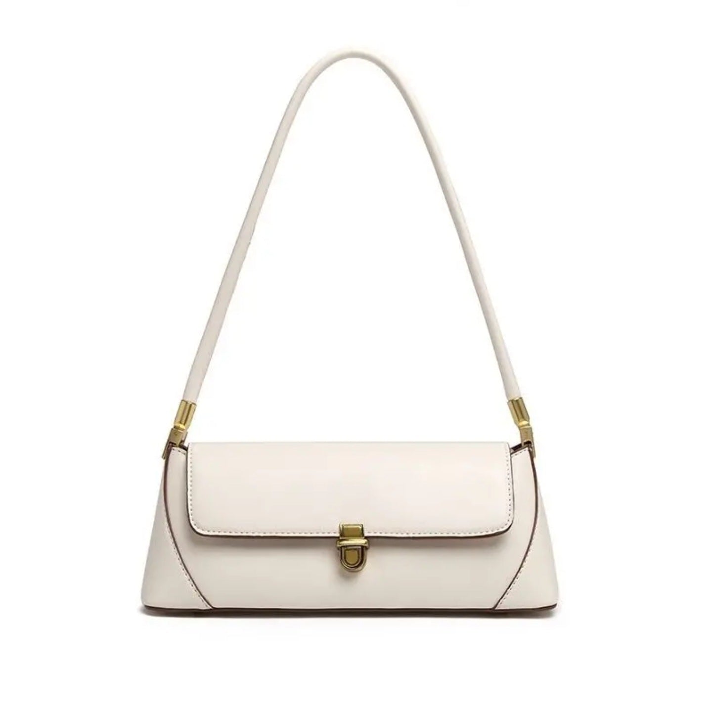 Fiorelle Women's Parisian Baguette Satchel – Vintage Underarm Bag with Convertible Strap & Timeless Textured Leather