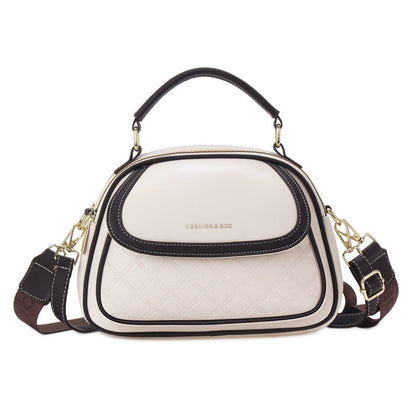 Fiorelle Women's Quilted Round Bag – Crossbody & Shoulder Mini Purse for Women