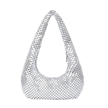 Fiorelle Women's Éclat Minaudière  - Gilded Crystal-Embellished Clutch with Convertible Chain