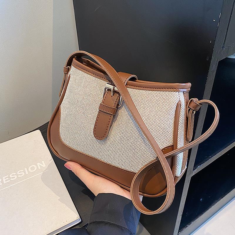 Fiorelle Women's Wander Canvas Crossbody - Artisan-Textured Convertible Shoulder Bag for Effortless Days