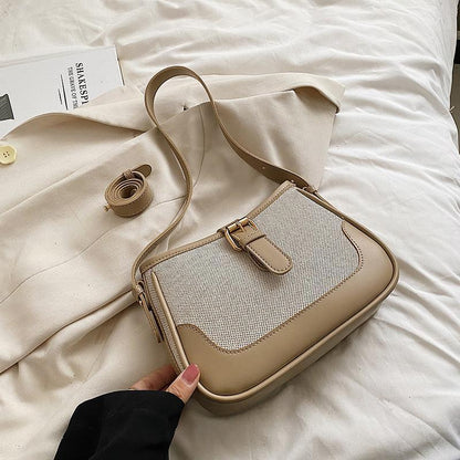 Fiorelle Women's Wander Canvas Crossbody - Artisan-Textured Convertible Shoulder Bag for Effortless Days