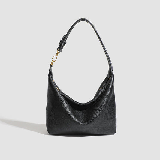 Fiorelle Women's Metro Pebble Hobo - Spacious Pebbled Leather Commuter - Convertible Shoulder Sling