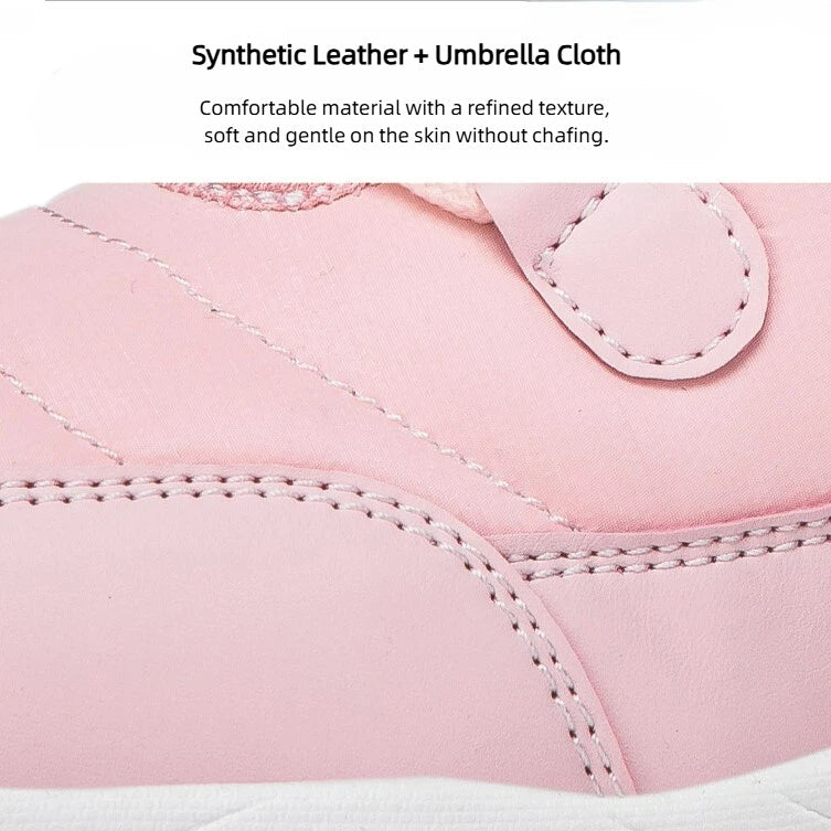 Fiorelle Women's Thermal Winter Hiking Boots - High-Cut Fleece Lined Snow Boots (Pink, White & Black - US 5-10)