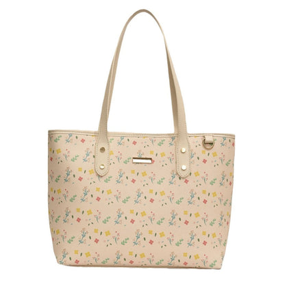 Fiorelle Women‘s Large Capacity Floral Tote Bag | Fashionable & Versatile Daily Commuter Shoulder Bag