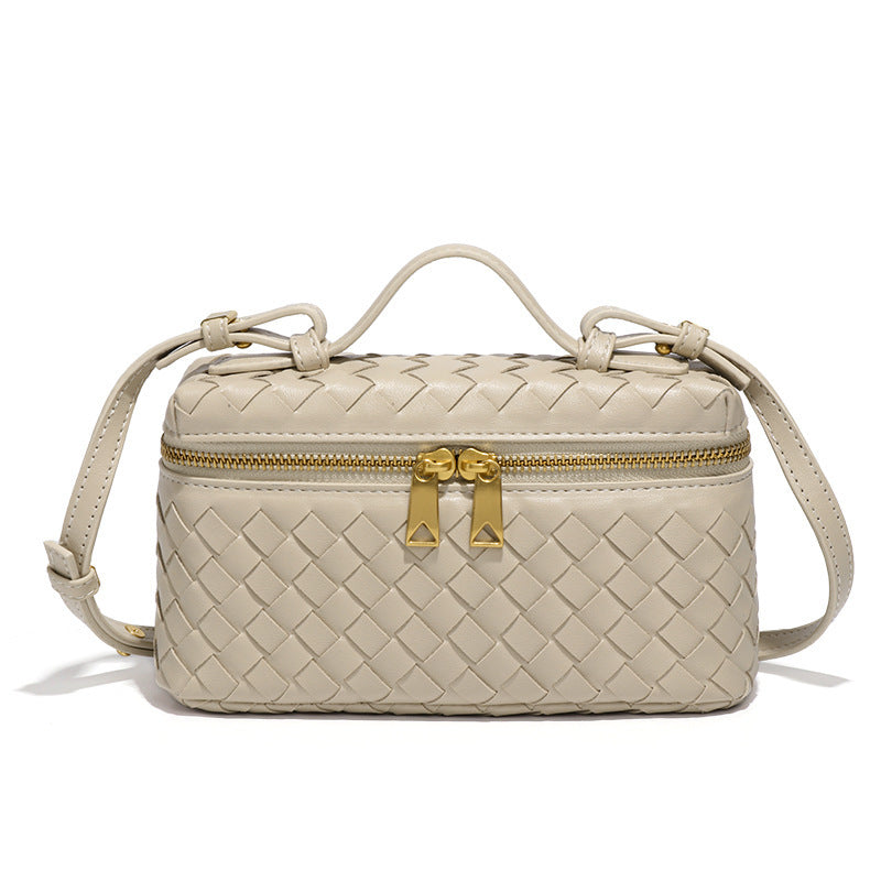Fiorelle Women's Atelier Cube Carrier Bias-Weave Top Handle Bag with Convertible Strap