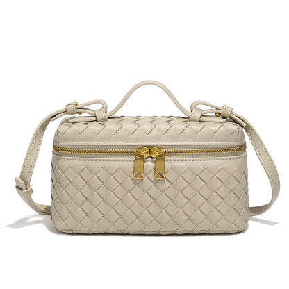 Fiorelle Women's Atelier Cube Carrier Bias-Weave Top Handle Bag with Convertible Strap