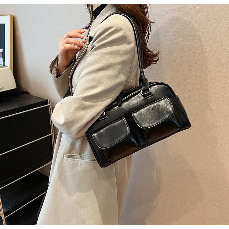 Fiorelle Women‘s Grand Journey Carryall - Spacious Retro Tote with Dual Pockets & Convertible Wear