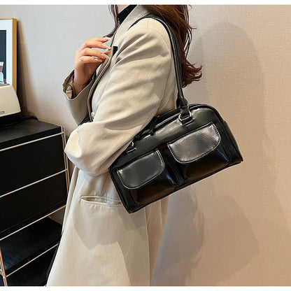 Fiorelle Women‘s Grand Journey Carryall - Spacious Retro Tote with Dual Pockets & Convertible Wear