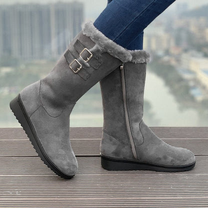 Fiorelle Women's FrostPuff Mid-Boots – Plush Lined, Slip-Resistant Winter Boots (US 4-10.5)