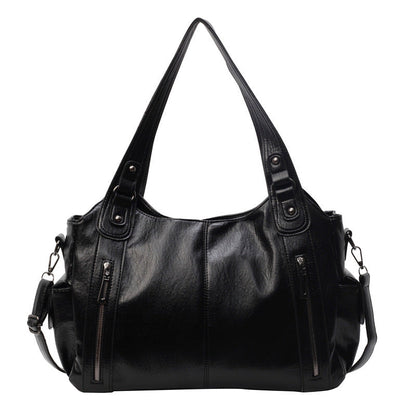 Fiorelle Women's Large-Capacity Vintage Tote Bag: Versatile High-End Shoulder and Handbag, Suitable for Crossbody Wear