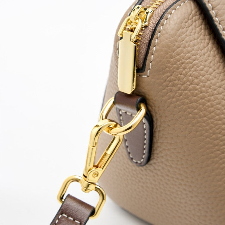 Fiorelle Women’s Heritage Satchel - Full-Grain Leather Convertible Shoulder Bag with Optimized Capacity & Timeless Architecture
