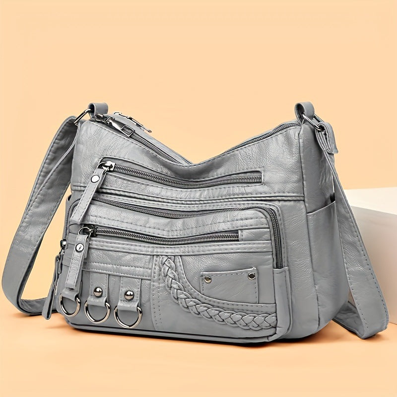 Fiorelle Women's Parental System Tote — Premium Convertible Diaper Bag with Multi-Zip Organization & Elevated Carry
