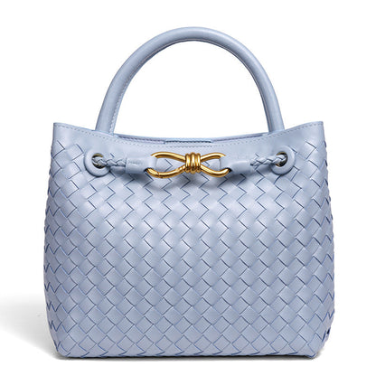 Fiorelle Women's Artisan Weave Tote - Expandable Crossbody with Butterfly Motif & Structured Silhouette