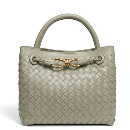 Fiorelle Women's Artisan Weave Tote - Expandable Crossbody with Butterfly Motif & Structured Silhouette