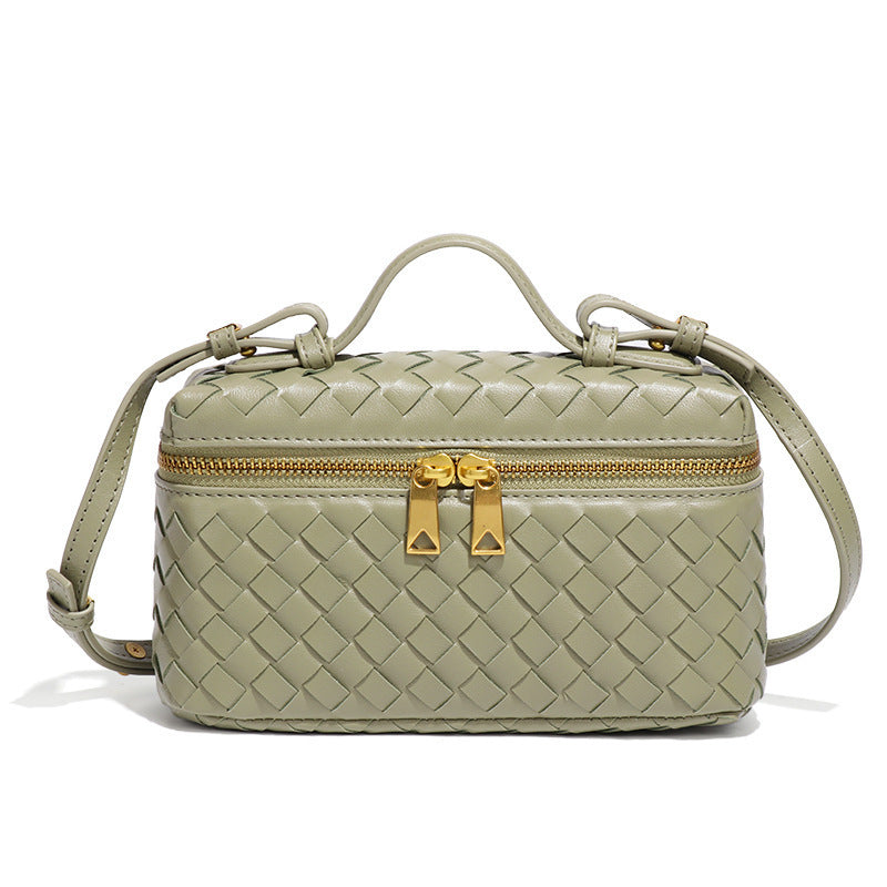 Fiorelle Women's Atelier Cube Carrier Bias-Weave Top Handle Bag with Convertible Strap