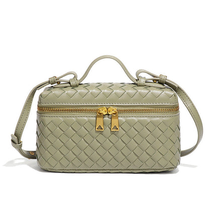 Fiorelle Women's Atelier Cube Carrier Bias-Weave Top Handle Bag with Convertible Strap
