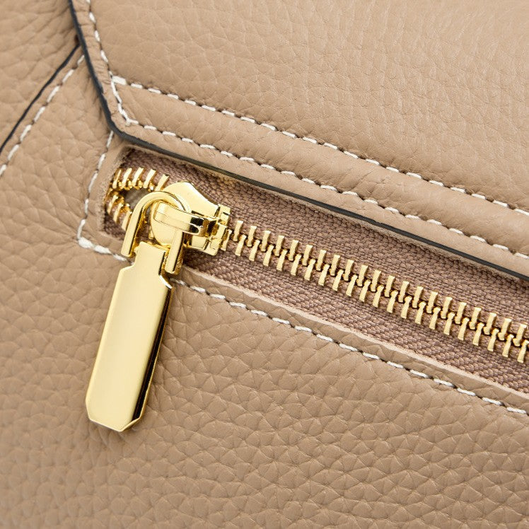 Fiorelle Women’s Heritage Satchel - Full-Grain Leather Convertible Shoulder Bag with Optimized Capacity & Timeless Architecture