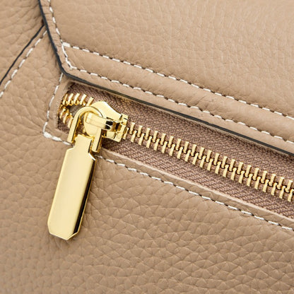 Fiorelle Women’s Heritage Satchel - Full-Grain Leather Convertible Shoulder Bag with Optimized Capacity & Timeless Architecture
