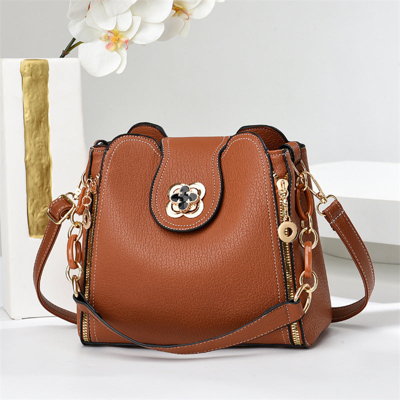 Fiorelle Women's Minimalist Convertible Purse - Sleek Shoulder & Crossbody Bag with Top Handle, Quiet Luxury Small Handbag for Everyday Chic
