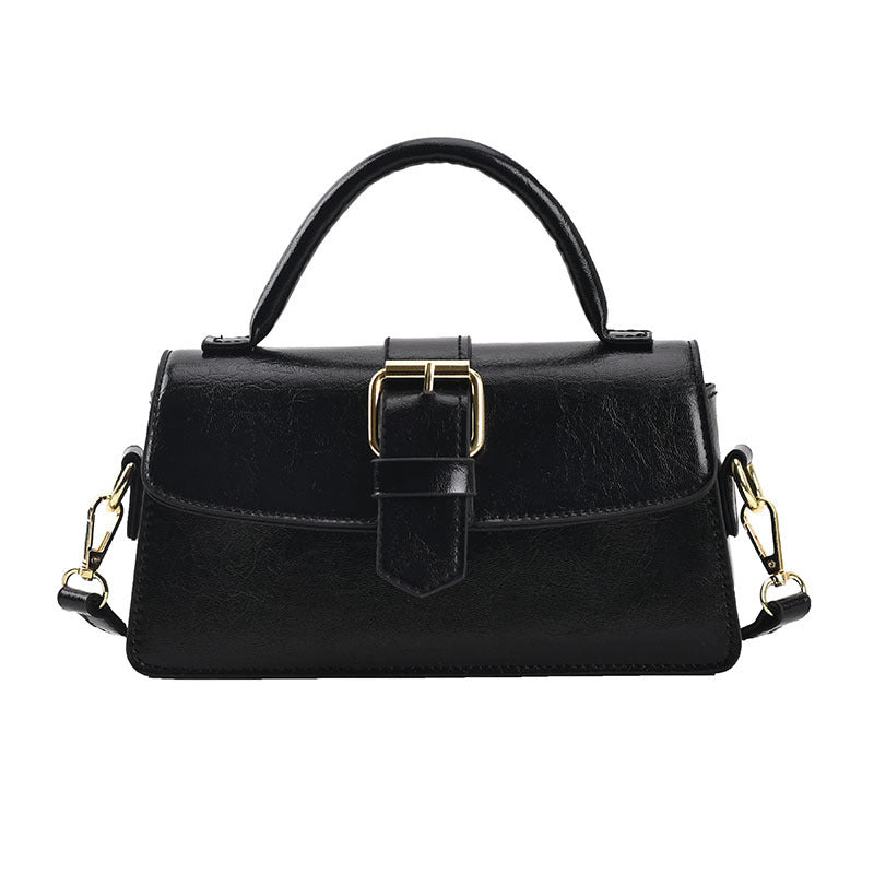 Fiorelle Women's Cantle Mini Satchel - Equestrian-Architectural Bag with Convertible Carry