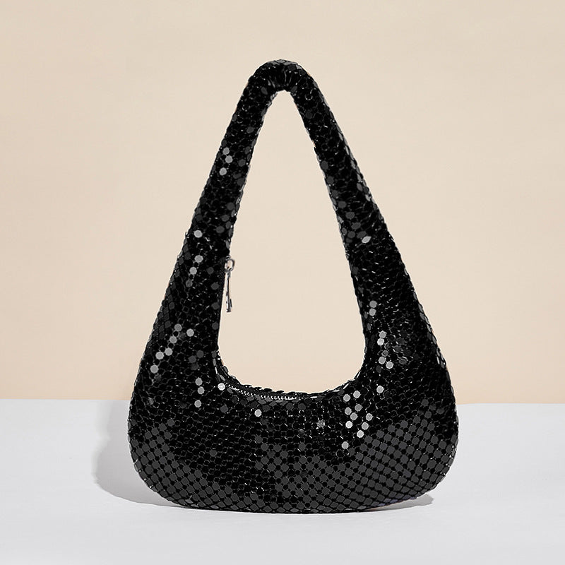Fiorelle Women's Éclat Minaudière  - Gilded Crystal-Embellished Clutch with Convertible Chain