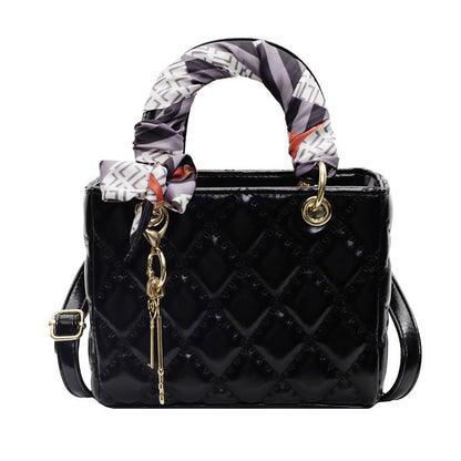 Fiorelle Women's Cannage-Embrace Bridal Tote - Spacious Convertible Bag in Passion Red | Vintage-Inspired Texture