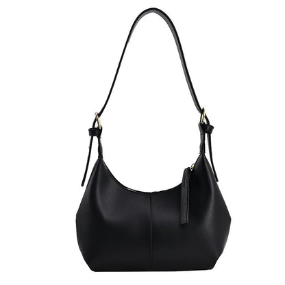 Fiorelle Women's Crescent Shoulder Bag – Textured Underarm Saddle | Minimalist Essential