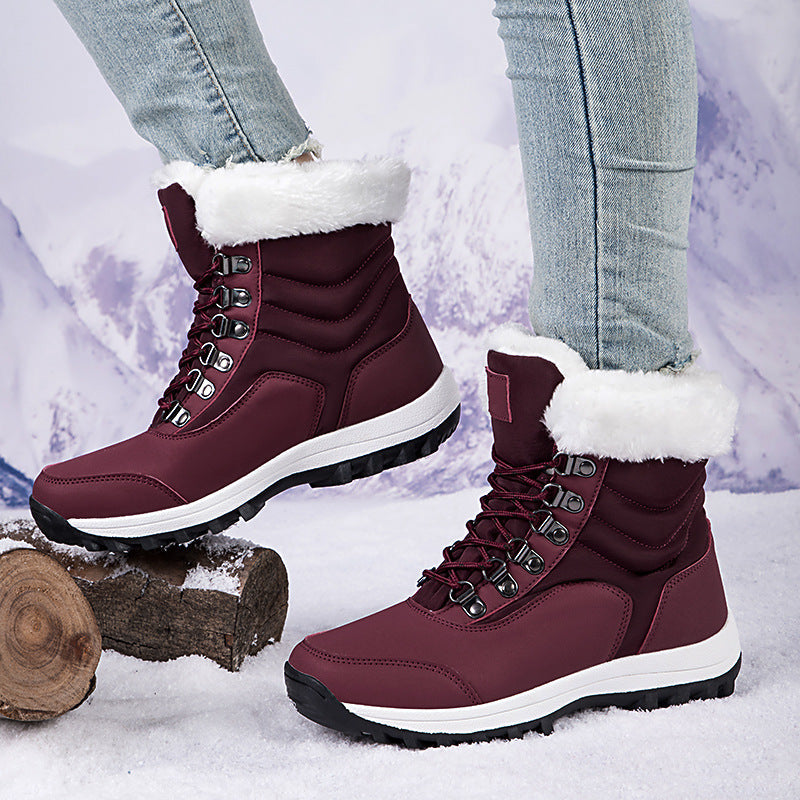 Fiorelle Unisex Snow Boots - Thermal Fleece Lined Winter Shoes with Non-Slip Sole (US 5-11)