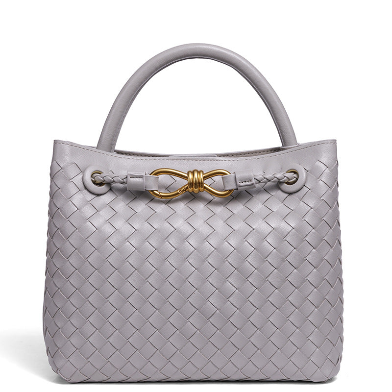 Fiorelle Women's Artisan Weave Tote - Expandable Crossbody with Butterfly Motif & Structured Silhouette