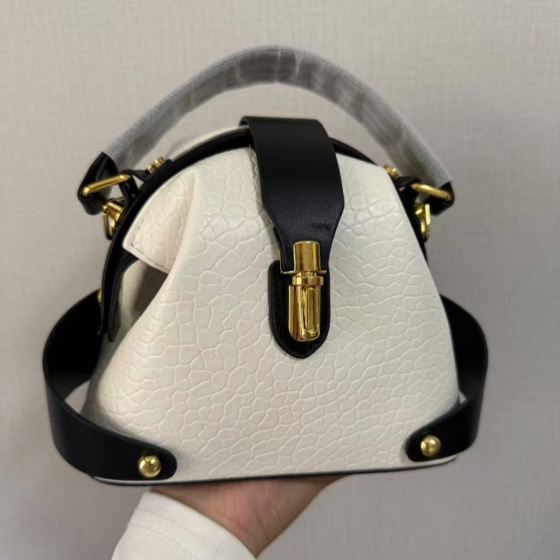 Fiorelle Women's Pebbled Leather Mini Tote Bag - Versatile Crossbody & Shoulder Bag | Minimalist Luxury Design