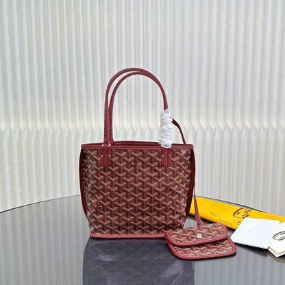 Fiorelle Women’s Reversible Chevron Mini Satchel — Dual-Sided Artisan-Woven Tote with Top Handle & Convertible Strap