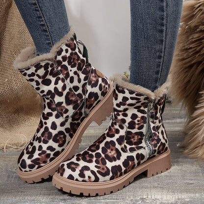 Fiorelle Women's Snowdrop Boots - Plush Lined Side Zip Ankle Boots (US 4-10.5)