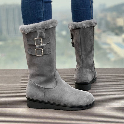 Fiorelle Women's FrostPuff Mid-Boots – Plush Lined, Slip-Resistant Winter Boots (US 4-10.5)