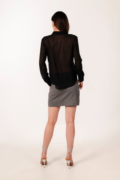 ADA BLACK SILK SHIRT