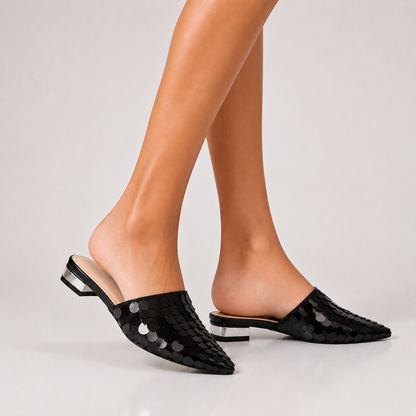 Celeste Sequin Mules