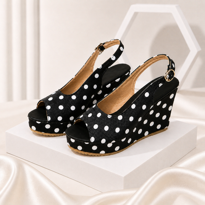 Dahlia Polka Dot Wedges