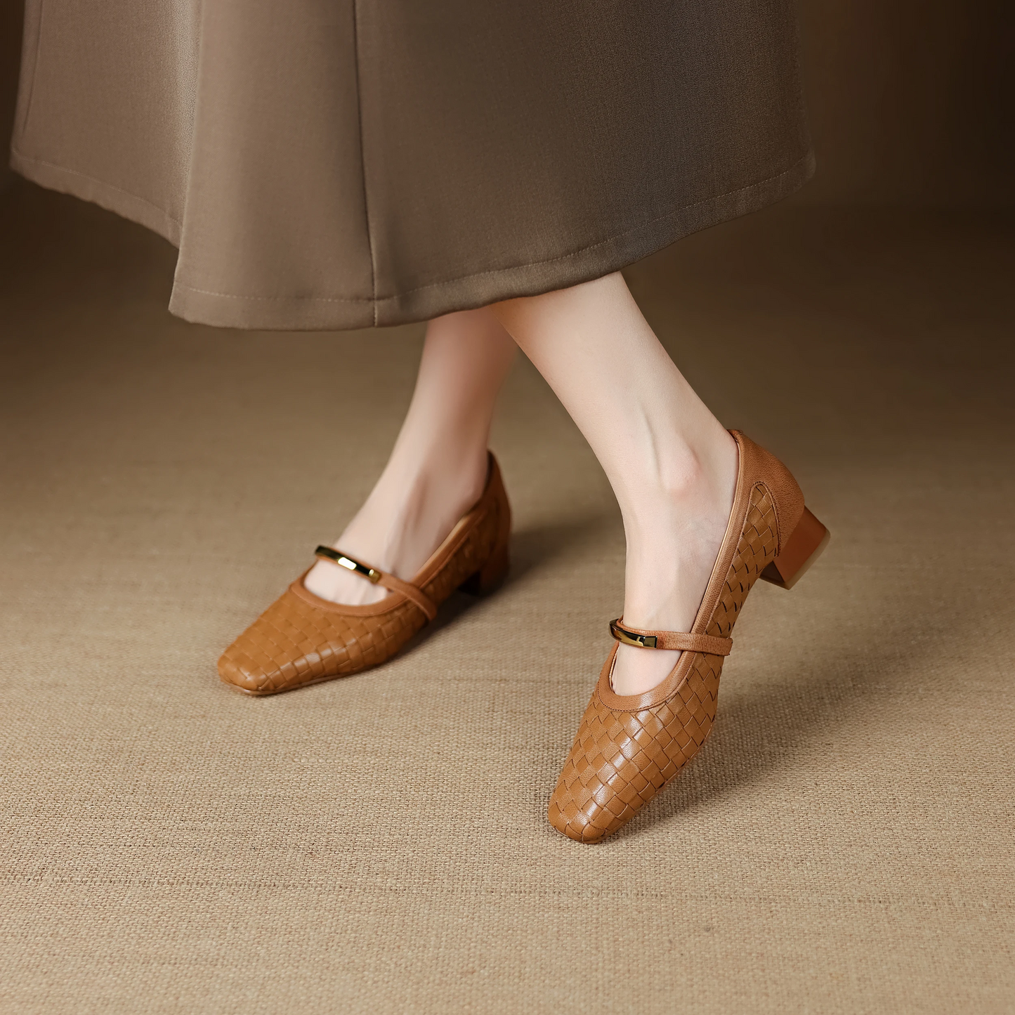 Ella Woven Mary Janes