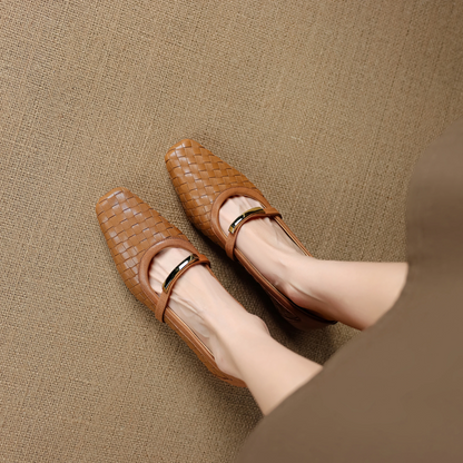 Ella Woven Mary Janes