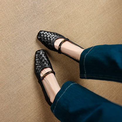 Ella Woven Mary Janes