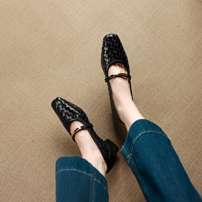 Ella Woven Mary Janes