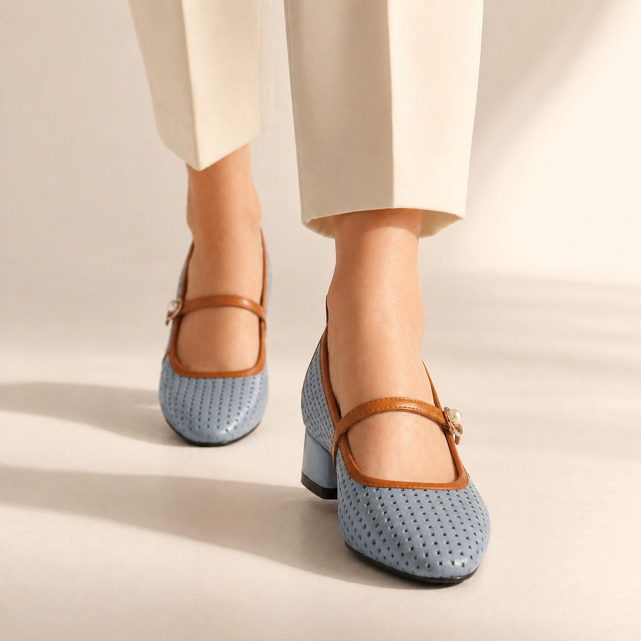 Elaine Leather Mary Janes
