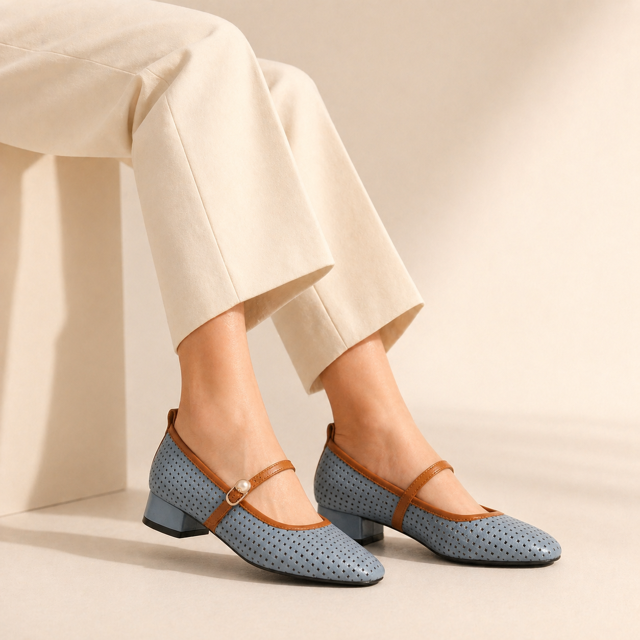 Elaine Leather Mary Janes
